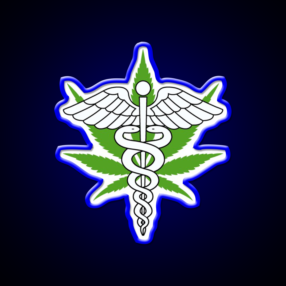 Medical Hemp Inspired Green Leaf Led Neon Sign Bedroom Wall Art Rgb Color