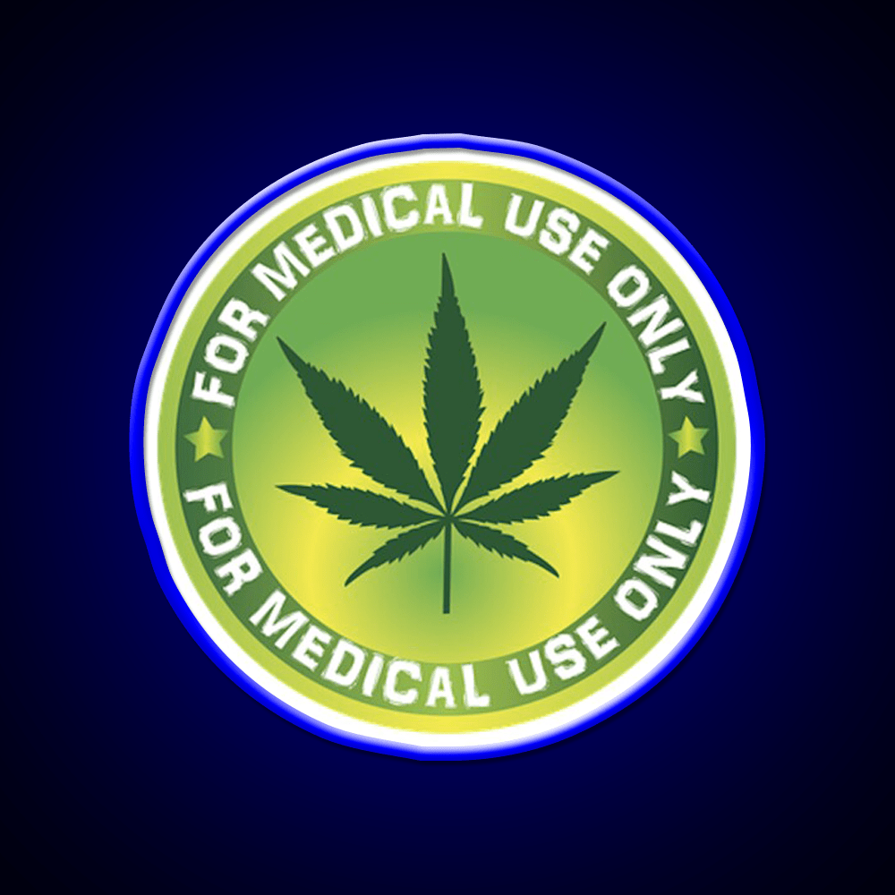 Medical Logo Hemp Inspired Green Leaf Led Neon Sign Rgb Color - Shineneon