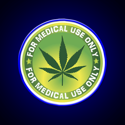 Medical Logo Hemp Inspired Green Leaf Led Neon Sign Rgb Color - Shineneon