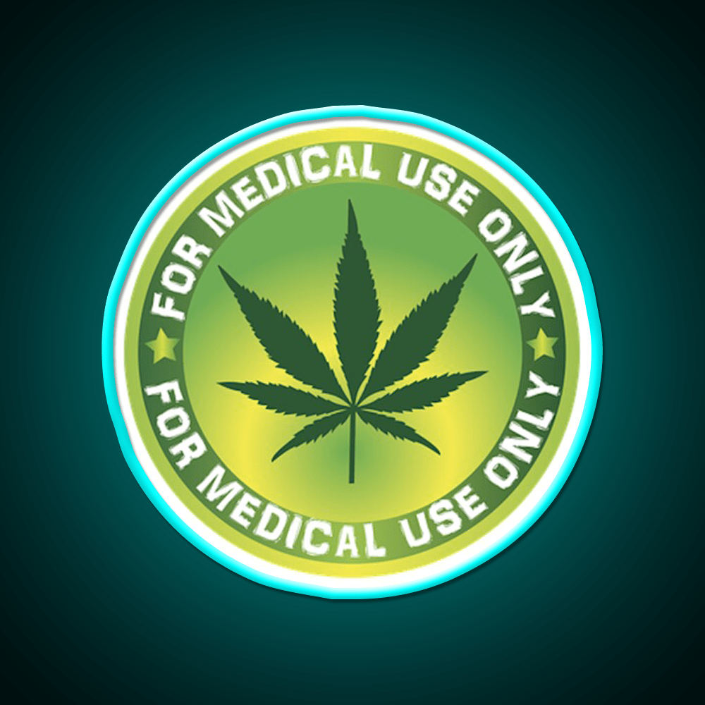 Medical Logo Hemp Inspired Green Leaf Led Neon Sign Rgb Color - Shineneon