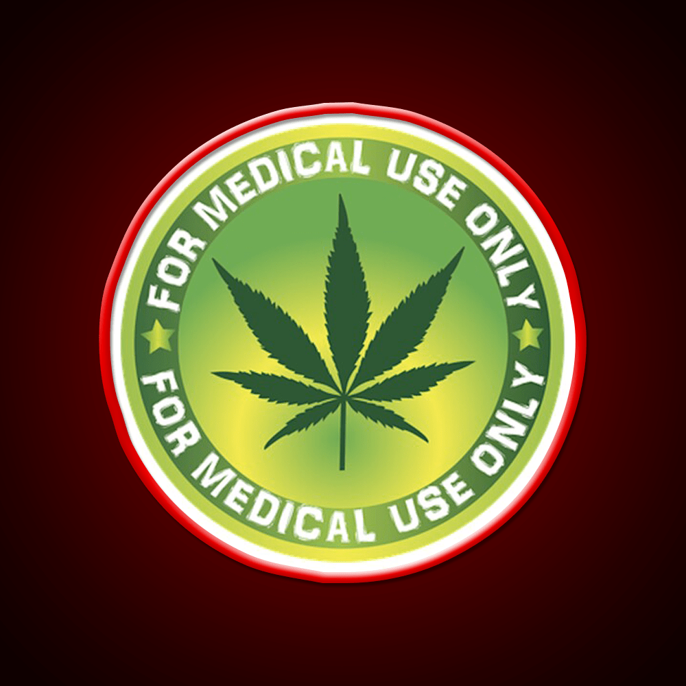 Medical Logo Hemp Inspired Green Leaf Led Neon Sign Rgb Color - Shineneon