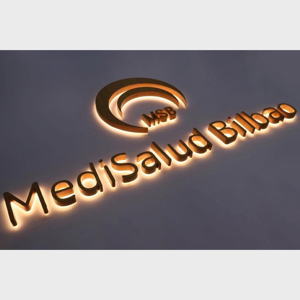 Medisalud Bilbao 3D Backlit Channel Letters Led Light Sign - Shineneon