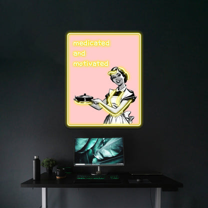 Meditating Pizza Led Neon Sign Light Custom Led Signs - Shineneon