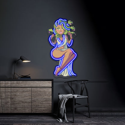 Medusa Artwork Neon Wall Signs