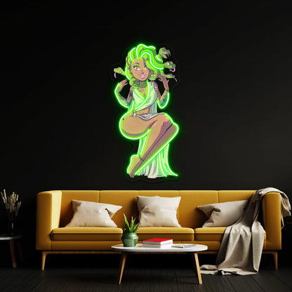 Medusa Artwork Neon Wall Signs