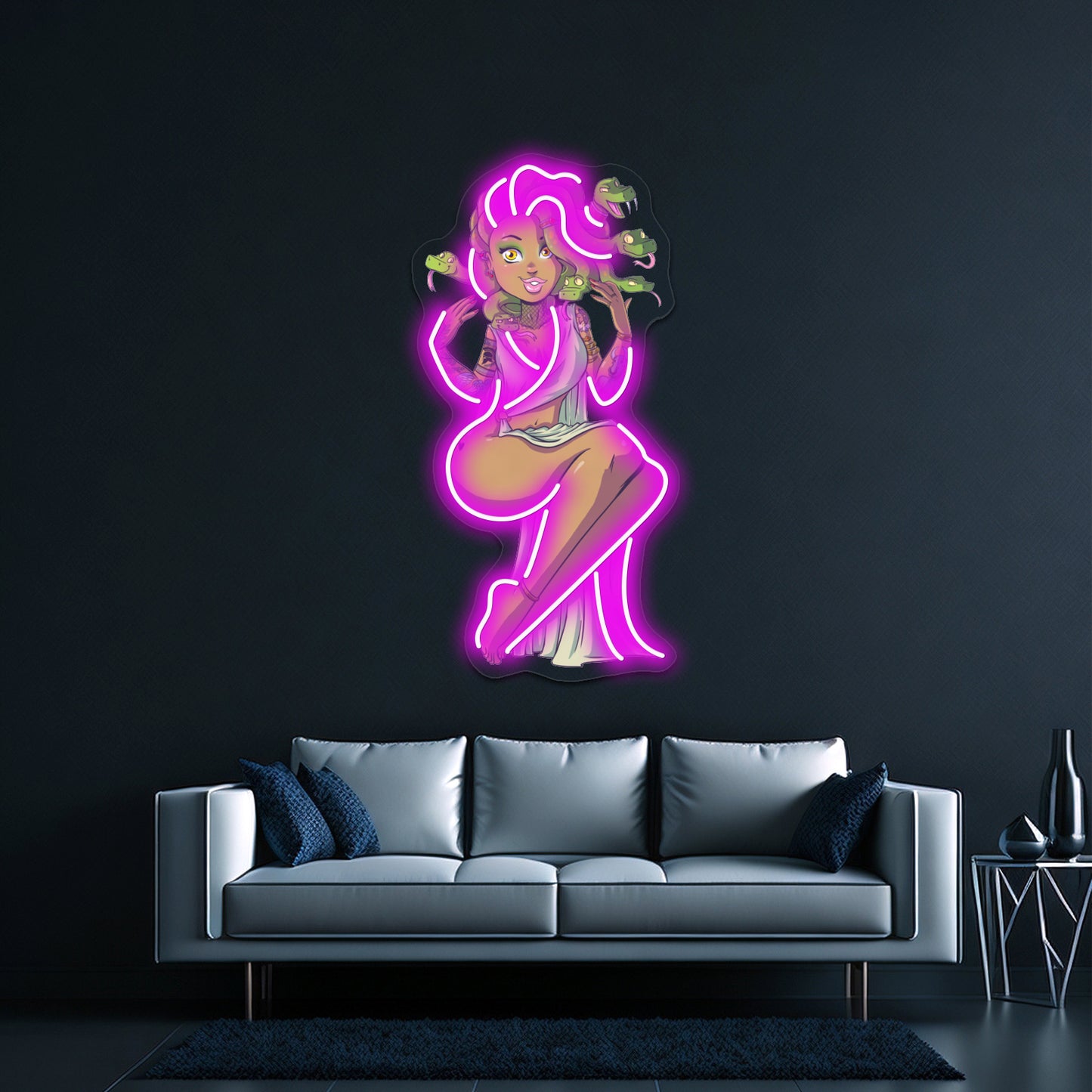 Medusa Artwork Neon Wall Signs