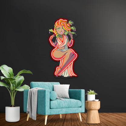 Medusa Artwork Neon Wall Signs