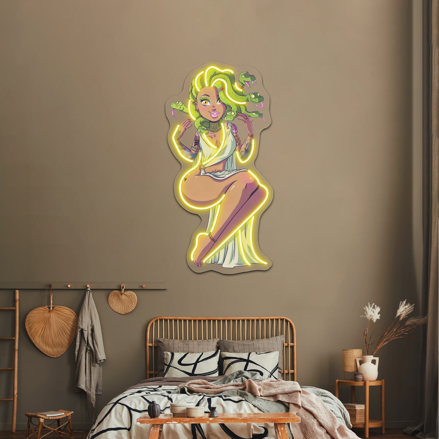 Medusa Artwork Neon Wall Signs