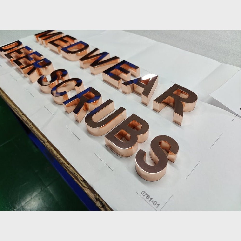 Medwear Deer Medwear Scrubs 3D Backlit Channel Letters Led Light Sign - Shineneon