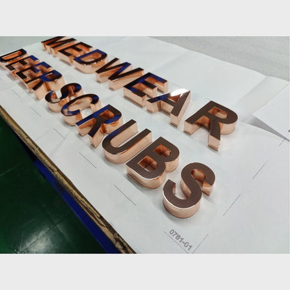 Medwear Deer Medwear Scrubs 3D Backlit Channel Letters Led Light Sign - Shineneon