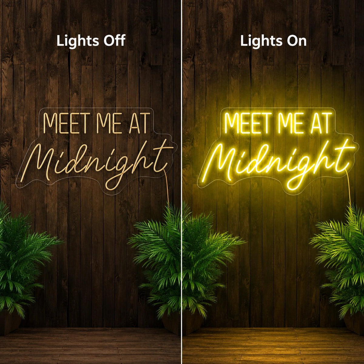 Meet Me At Midnight LED Neon Sign - Shineneon
