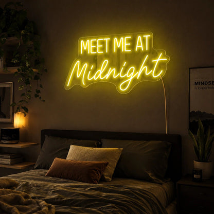 Meet Me At Midnight LED Neon Sign - Shineneon