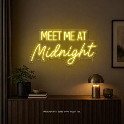 Meet Me At Midnight LED Neon Sign - Shineneon