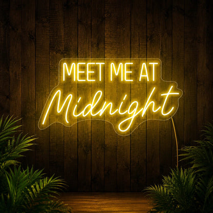 Meet Me At Midnight LED Neon Sign - Shineneon
