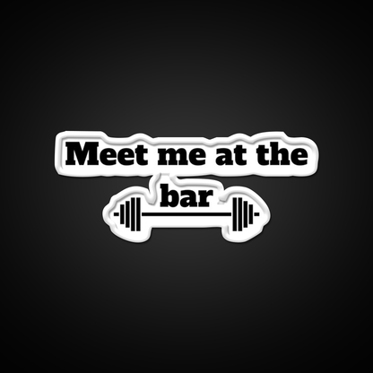 Meet Me At The Bar Man Cave Bar Led Neon Sign Rgb Color