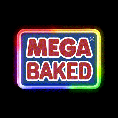 Mega Baked Hemp Inspired Green Leaf Led Neon Sign Rgb Color - LED neon sign close-up detail