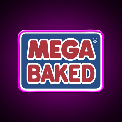 Mega Baked Hemp Inspired Green Leaf Led Neon Sign Rgb Color