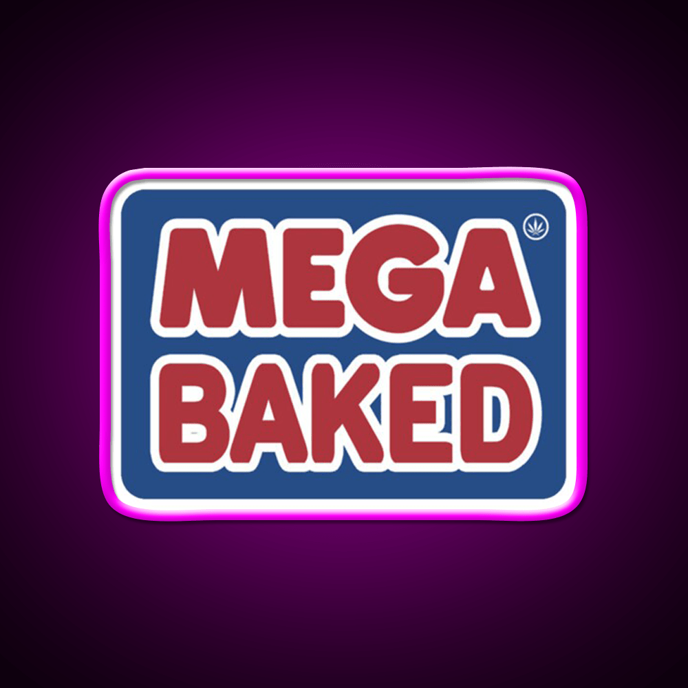 Mega Baked Hemp Inspired Green Leaf Led Neon Sign Rgb Color - Shineneon