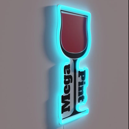 Mega Pint Rgb Led Neon Sign - LED neon sign close-up detail