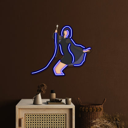 Megan Draper Mad Men Artwork Neon Wall Signs