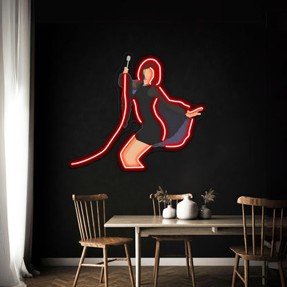 Megan Draper Mad Men Artwork Neon Wall Signs