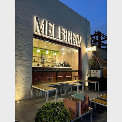 Melbrew 3D Backlit Channel Letters Led Light Sign - Shineneon