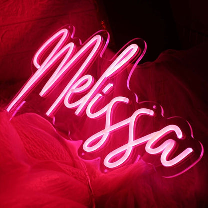 Melissa Red Led Neon Sign - Shineneon