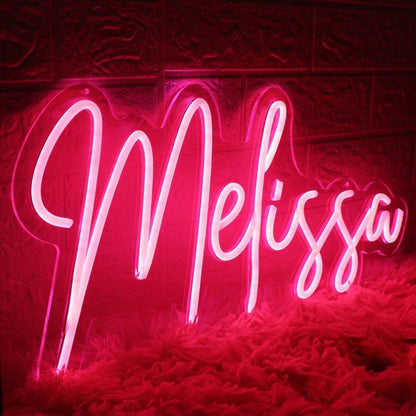 Melissa Red Led Neon Sign - Shineneon