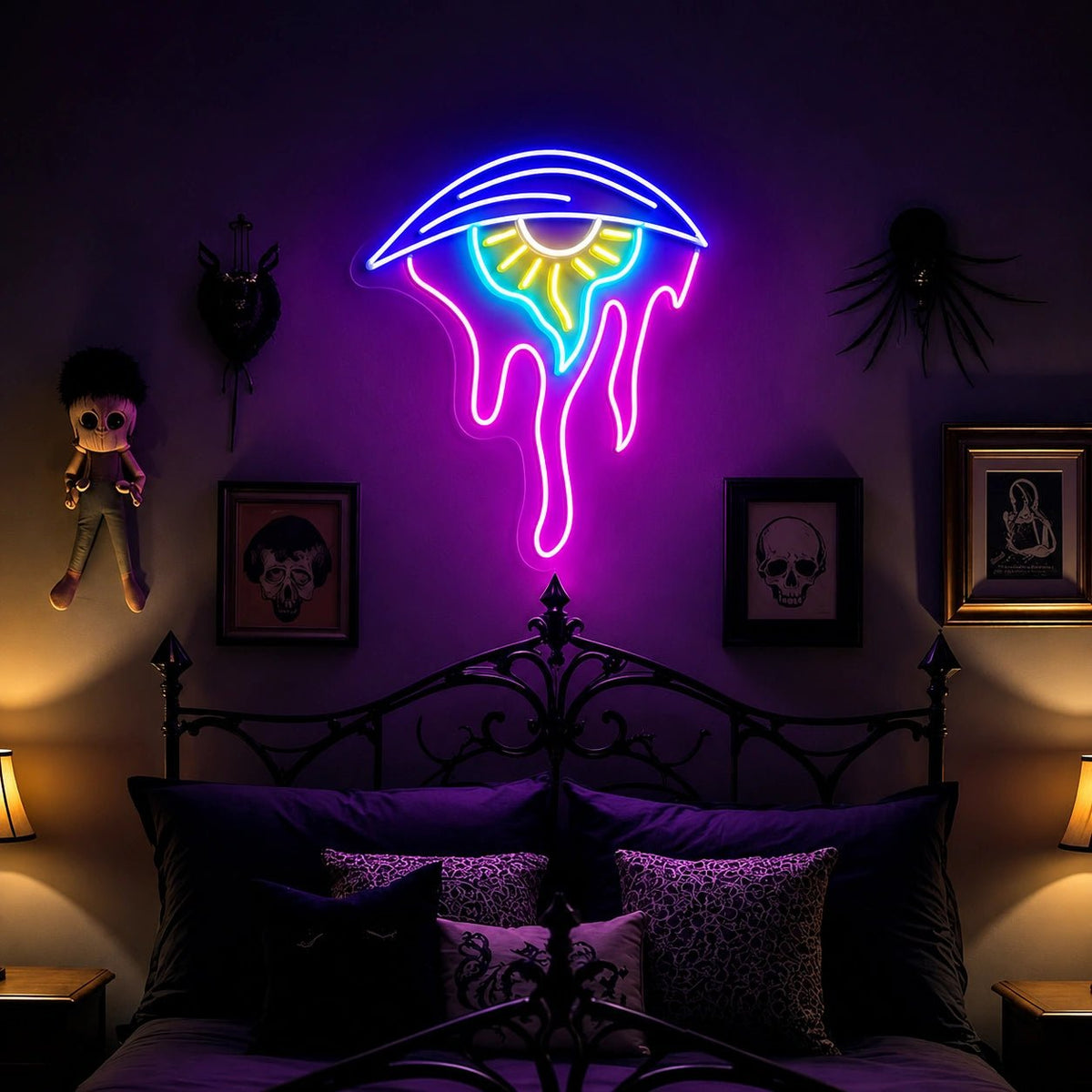 Melting Evil Eye LED Neon Sign - Shineneon