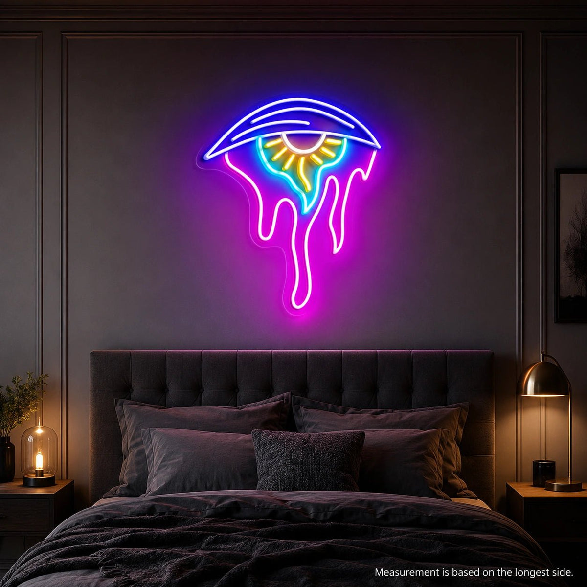 Melting Evil Eye LED Neon Sign - Shineneon