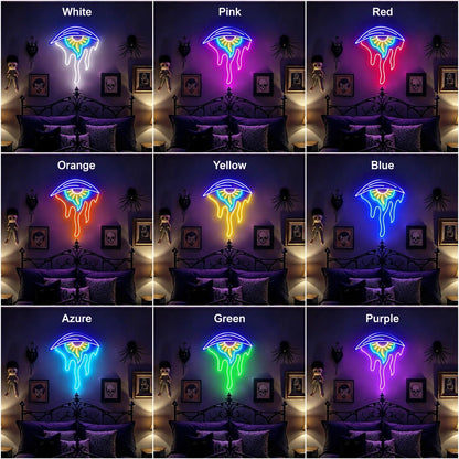Melting Evil Eye LED Neon Sign - Shineneon
