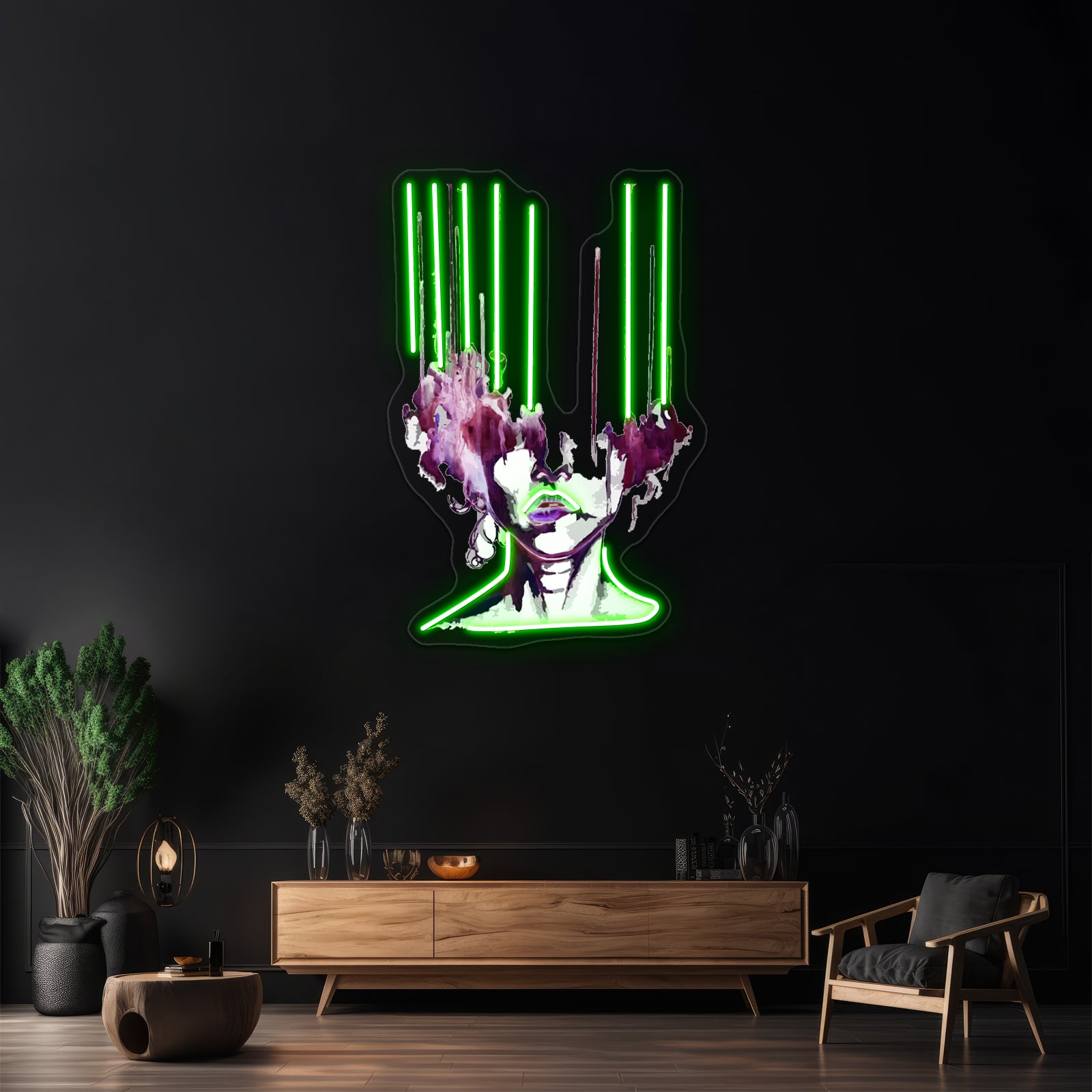 Melting Face Wall Artwork Neon Signs | Shineneon