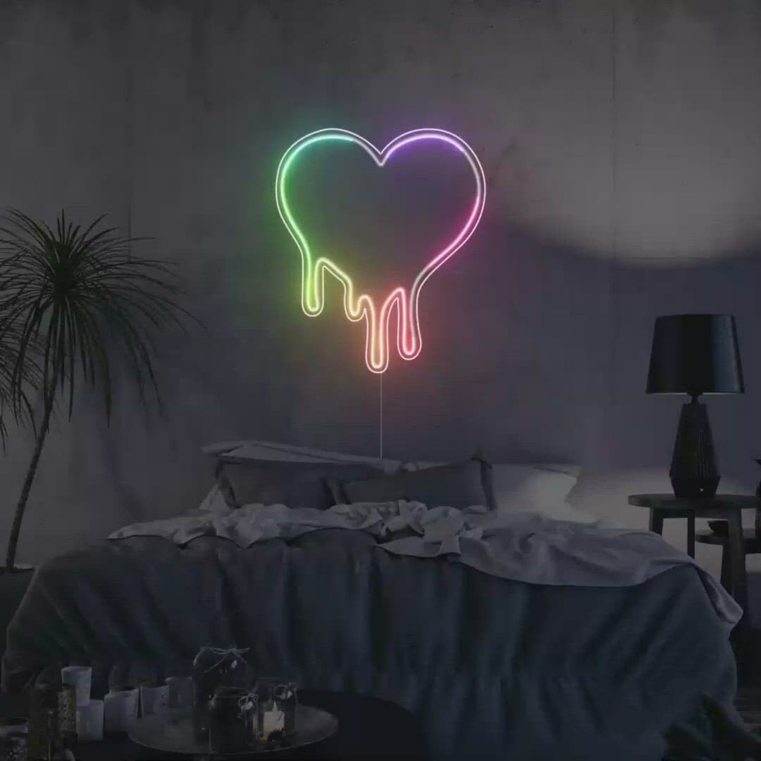 Melting Heart Colorful Neon Sign | Shineneon