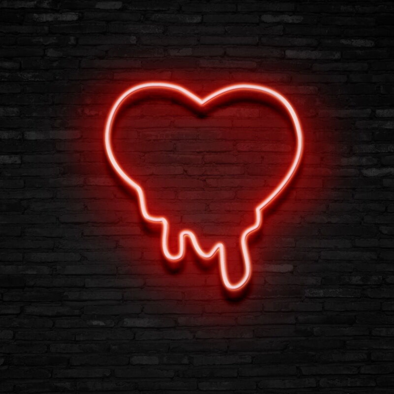 Melting Heart Neon Sign Add A Romantic And Whimsical Vibe | Shineneon