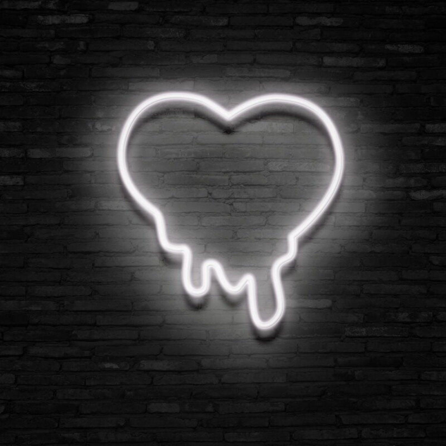 Melting Heart Neon Sign Add A Romantic And Whimsical Vibe | Shineneon