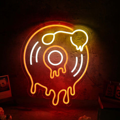 Melting Record Led Neon Sign | Shineneon