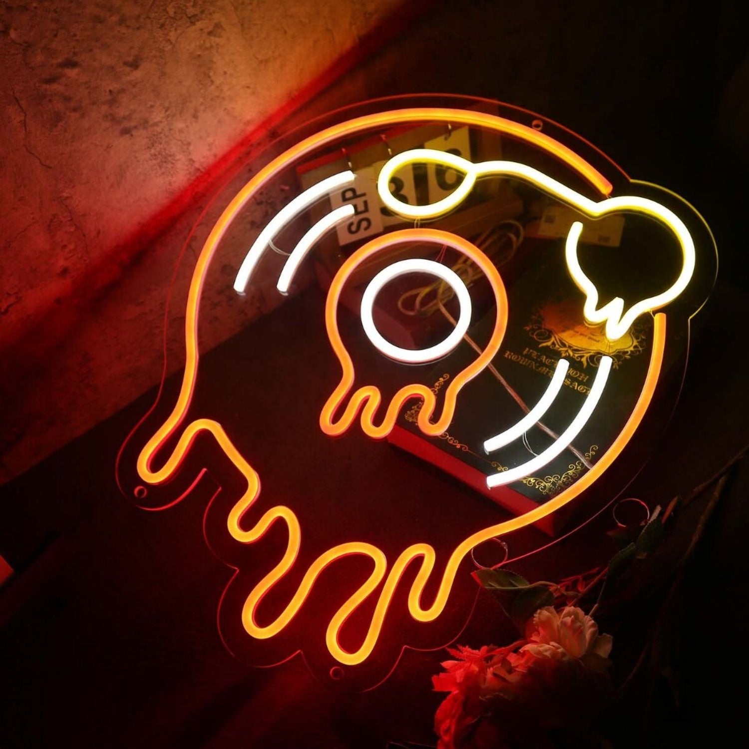Melting Record Led Neon Sign | Shineneon