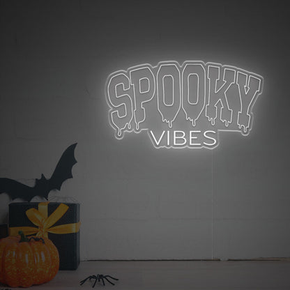 Melting Spooky Vibes Led Neon Sign | Shineneon