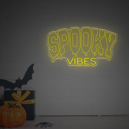 Melting Spooky Vibes Led Neon Sign | Shineneon