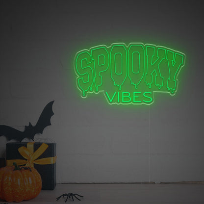 Melting Spooky Vibes Led Neon Sign | Shineneon