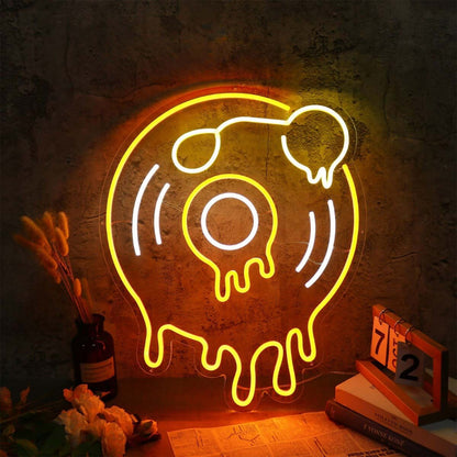 Melting Turntable Led Neon Sign | Shineneon