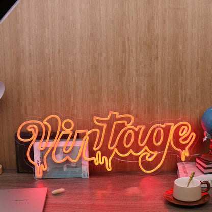 Melting Vintage Red Custom Led Neon Sign - Shineneon