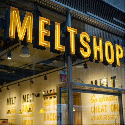 Meltshop 3D Frontlit Channel Letters Led Light Sign - Shineneon