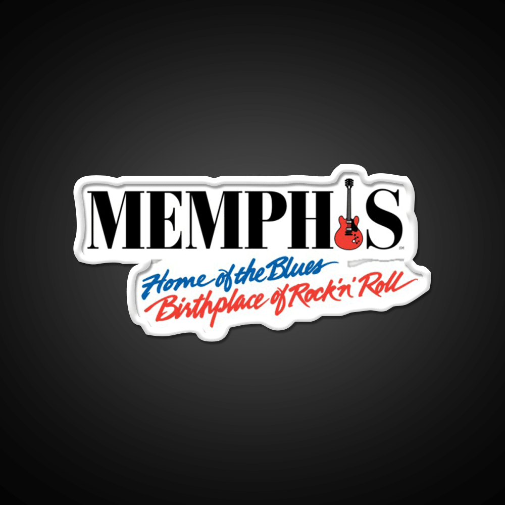 Memphis Home Blues Birthplace Of Rock N Roll Welcome Led Neon Sign Rgb Color - Shineneon