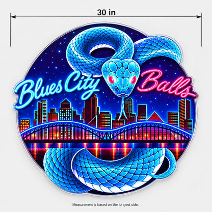 Memphis Python Logo Custom LED Neon Sign | 94954a0c75ccf1aa05d99a2b8311abcc69101fe1c159712884ec4915a32b9f7b | dimensions