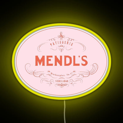 Mendl S Patisserie Rgb Led Neon Sign Pop Wall Art - Shineneon