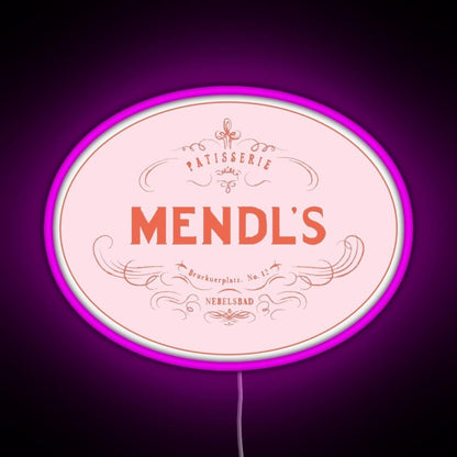 Mendl S Patisserie Rgb Led Neon Sign Pop Wall Art - Shineneon