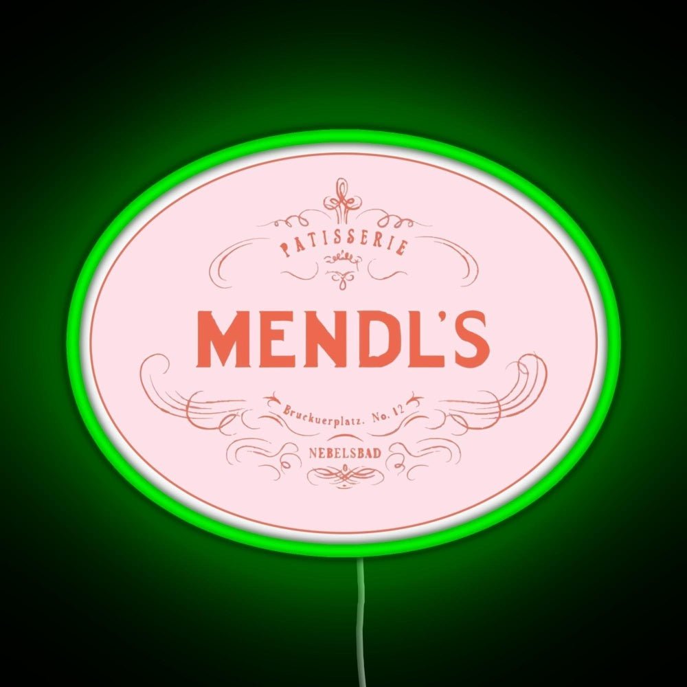 Mendl S Patisserie Rgb Led Neon Sign Pop Wall Art - Shineneon