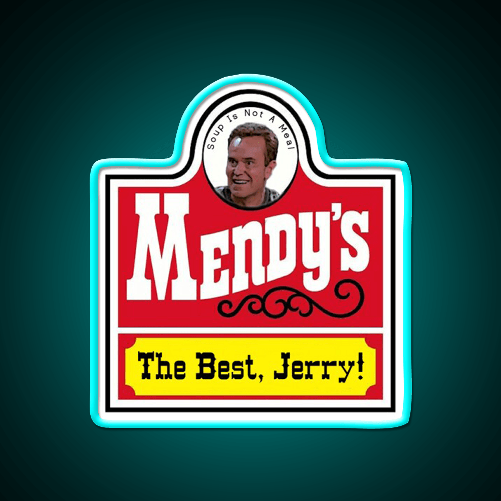 Mendys Fast Food Led Neon Sign For Burger Place Rgb Color - Shineneon