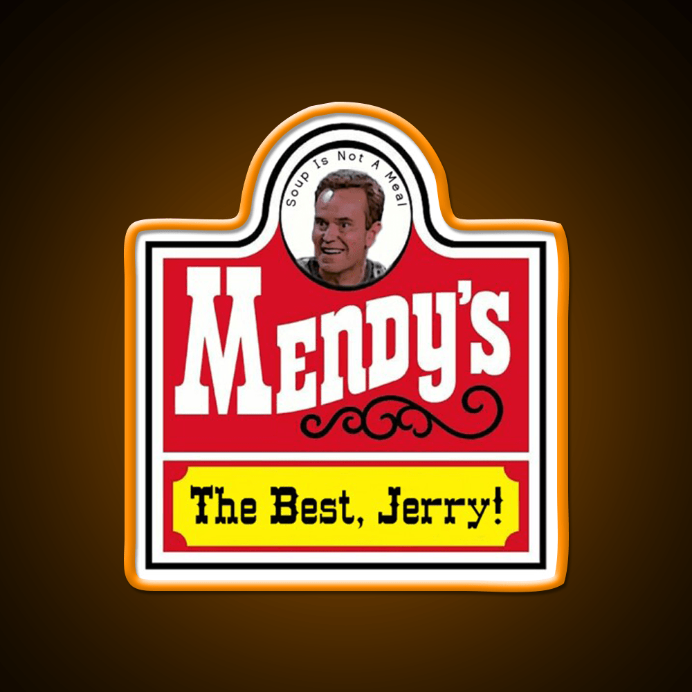 Mendys Fast Food Led Neon Sign For Burger Place Rgb Color - Shineneon